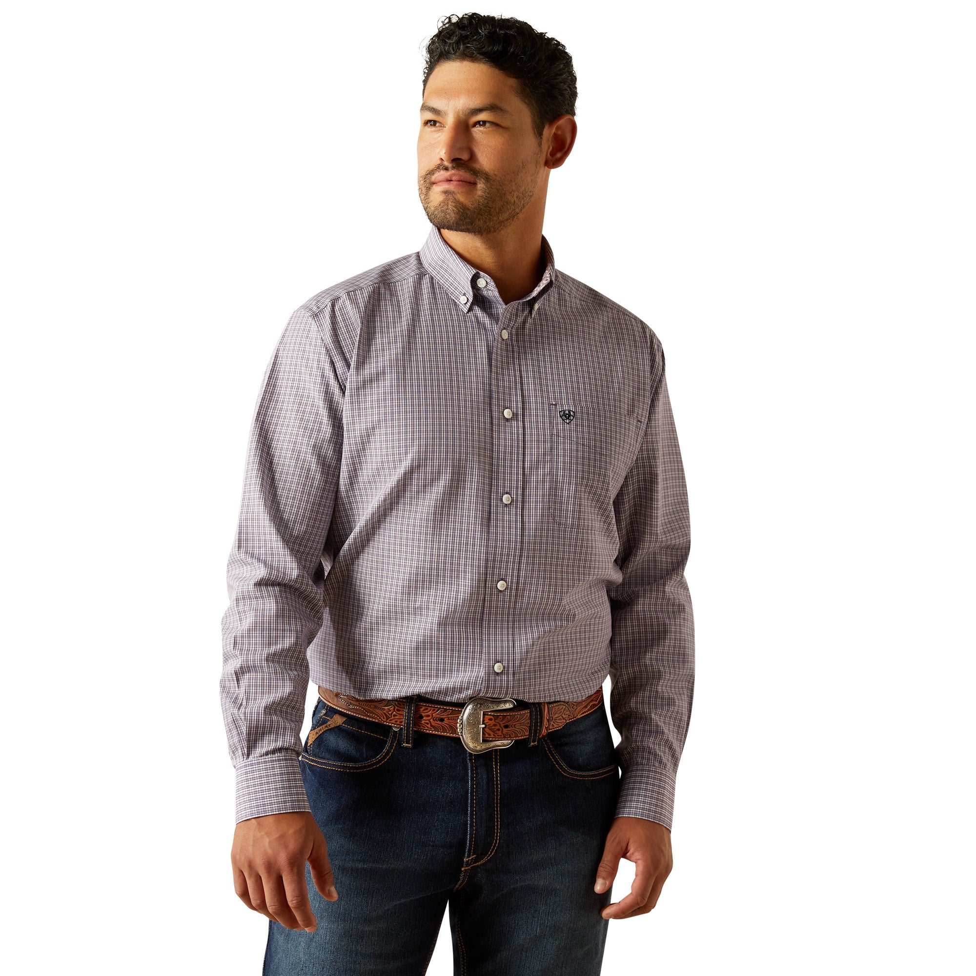 Ariat Mens Wrinkle Free Roger Classic Fit Shirt