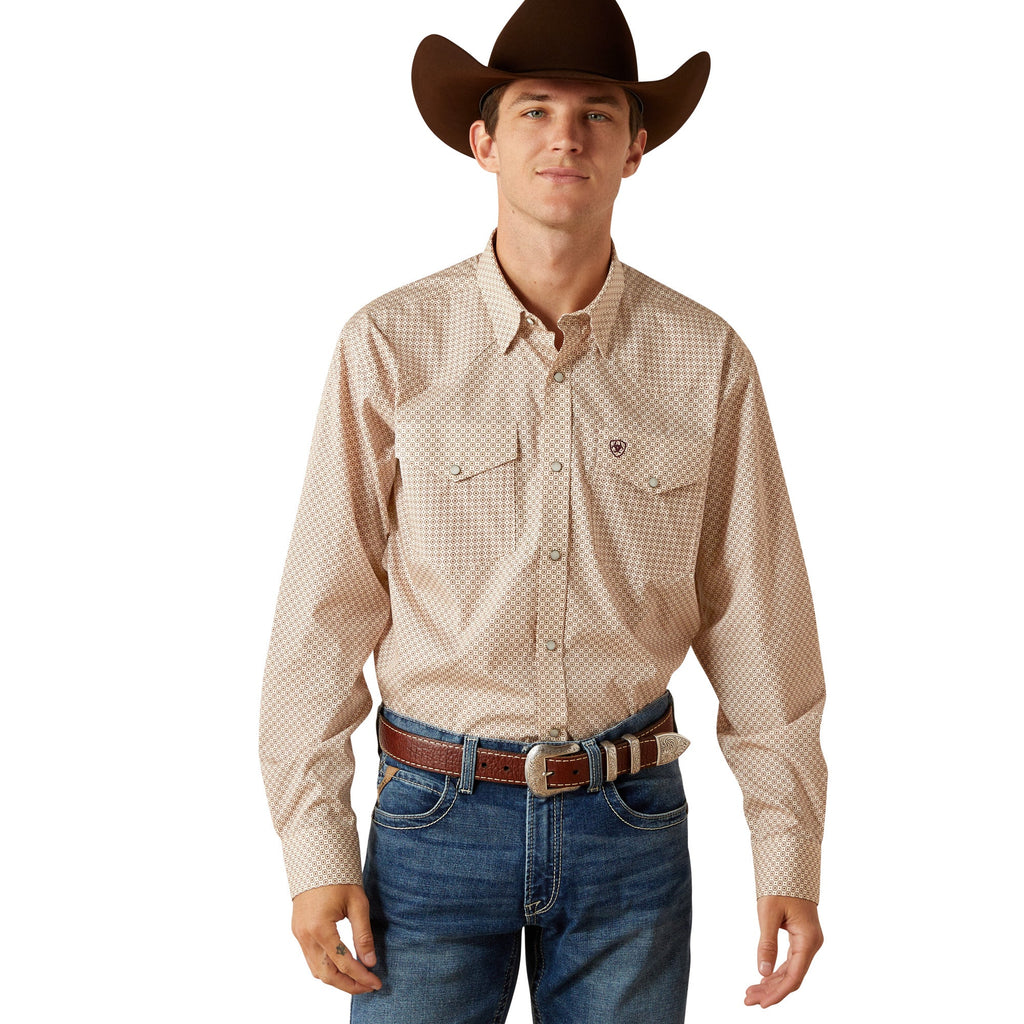 Ariat Mens Wrinkle Free Eddie Classic Fit Shirt