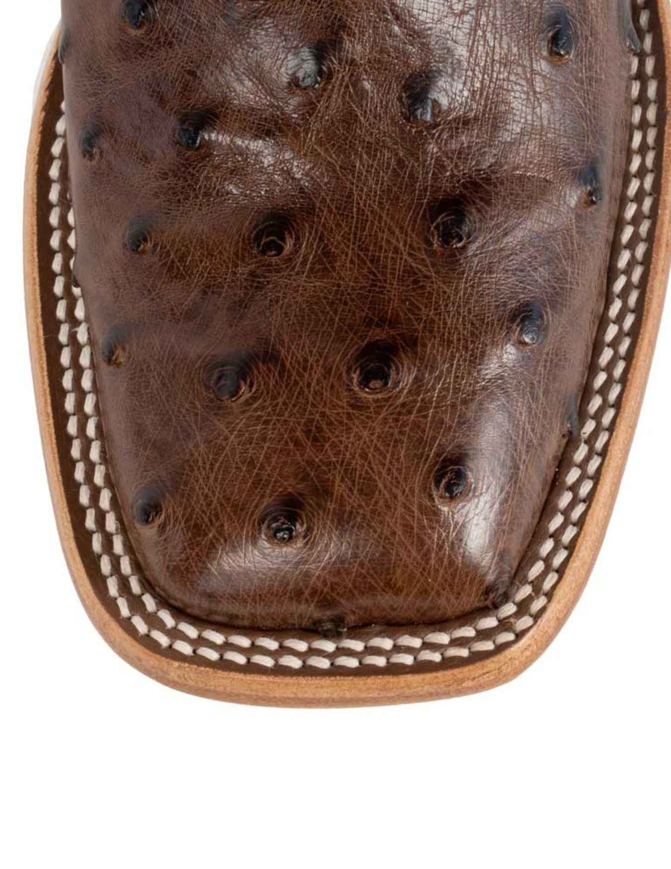 Macie Bean Womens Kango Tobac Full Quill Ostrich Boots