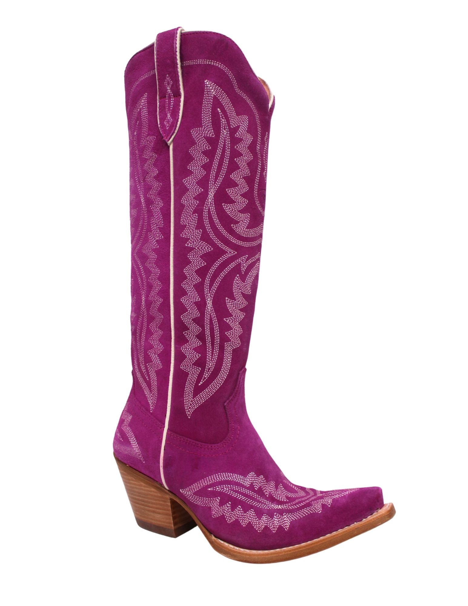 Ariat Womens  Haute Pink Sueded Casanova Western Boot