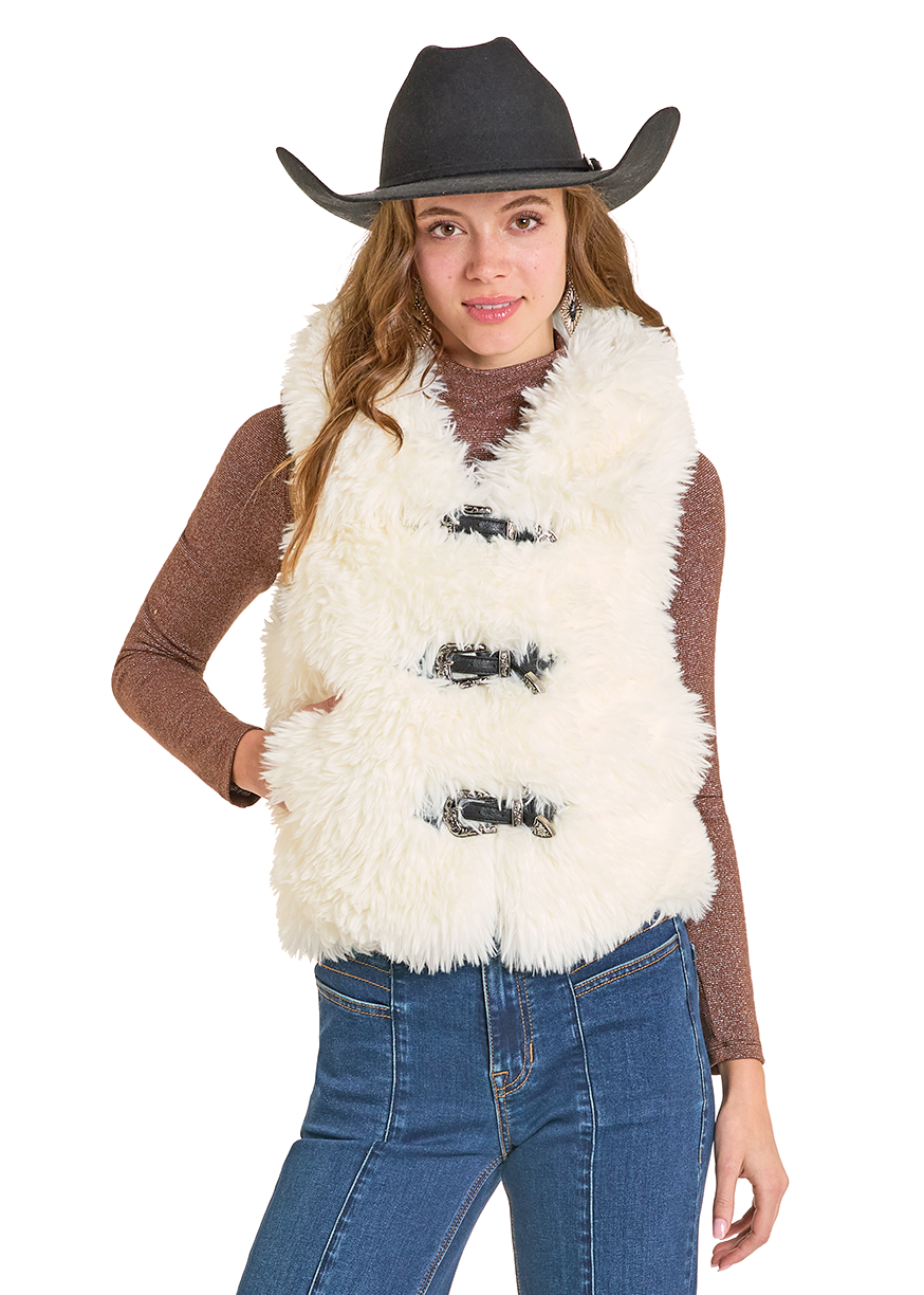 Panhandle Womens Fur Vest