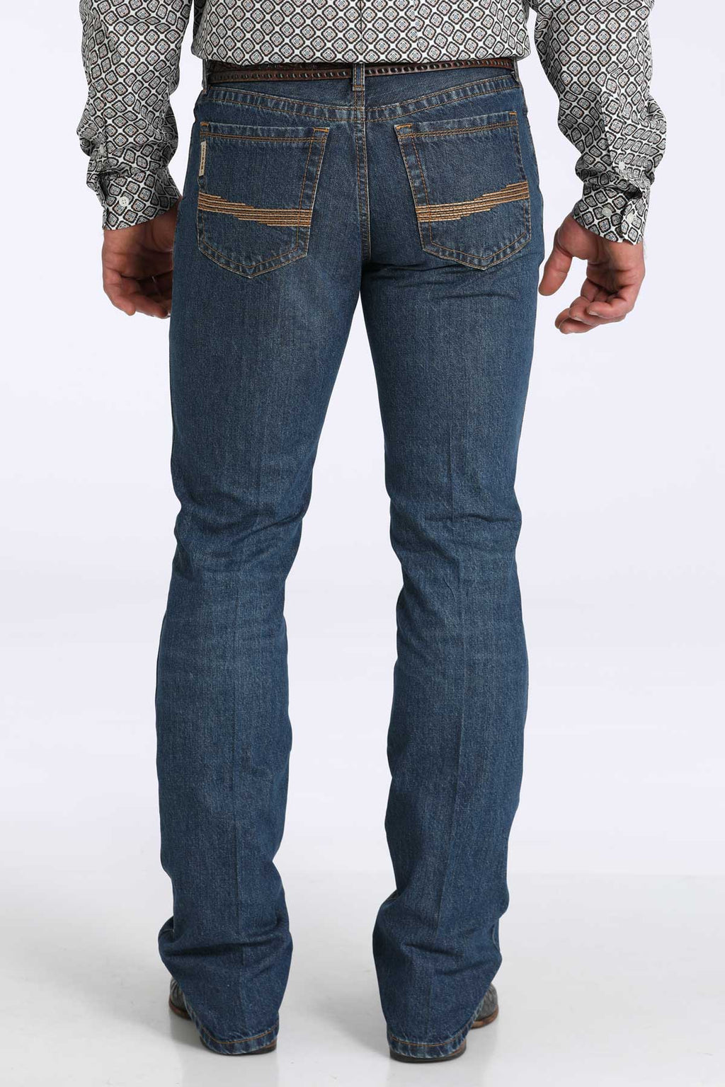Cinch Mens Ian Dark Stone Bootcut Jeans