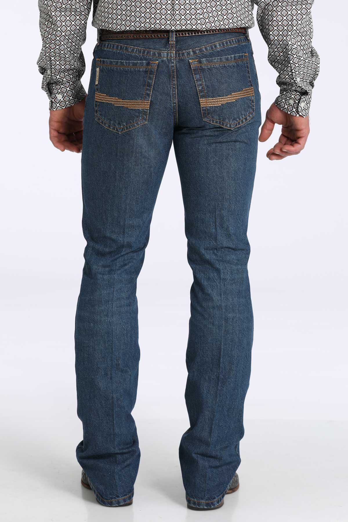Cinch Mens Ian Dark Stone Bootcut Jeans
