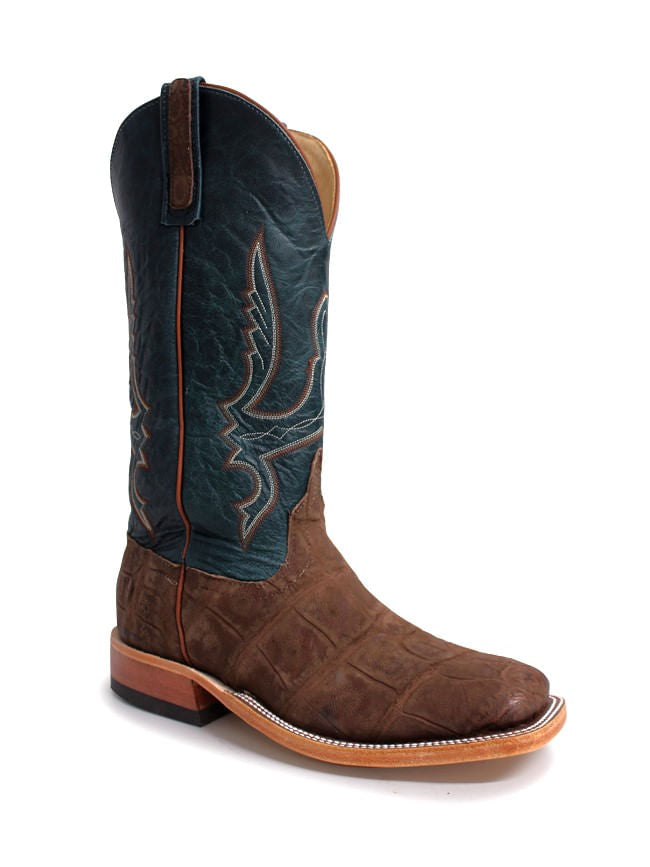 Anderson Bean Mens Chocolate Giant Alligator Boots
