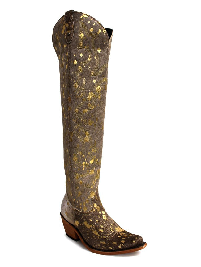 Liberty Black Womens Knee High Oro Boots