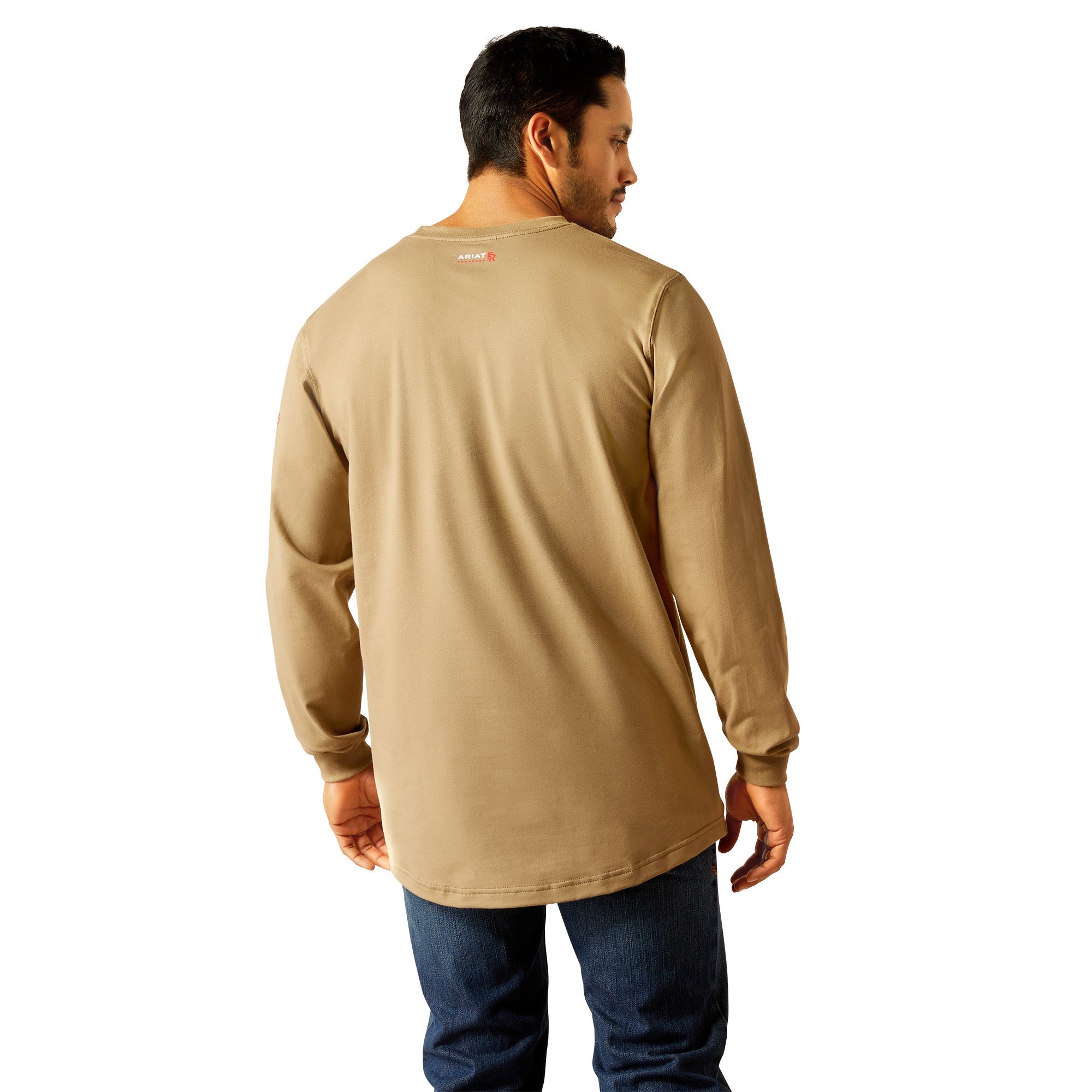 Ariat Mens FR Khaki Long Sleeve Shirt