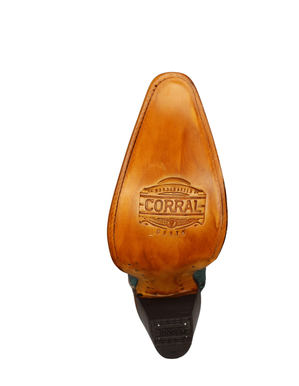 Corral Womens Turquoise Python Tall Top Full Exotic Glitter Boots