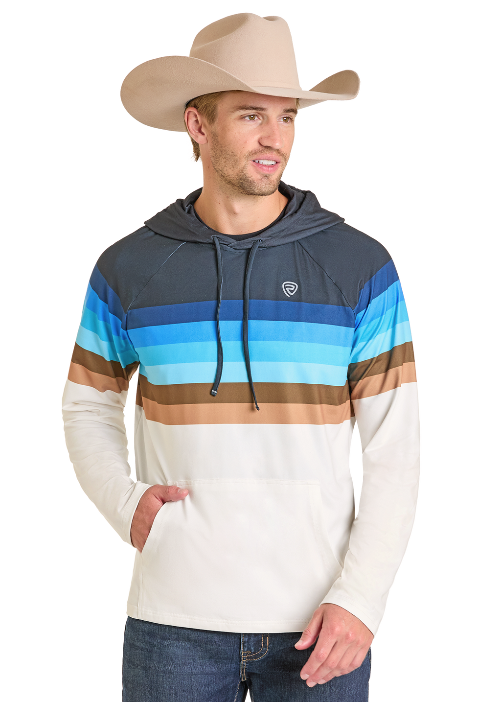 Panhandle Mens Border Performance Hoodie