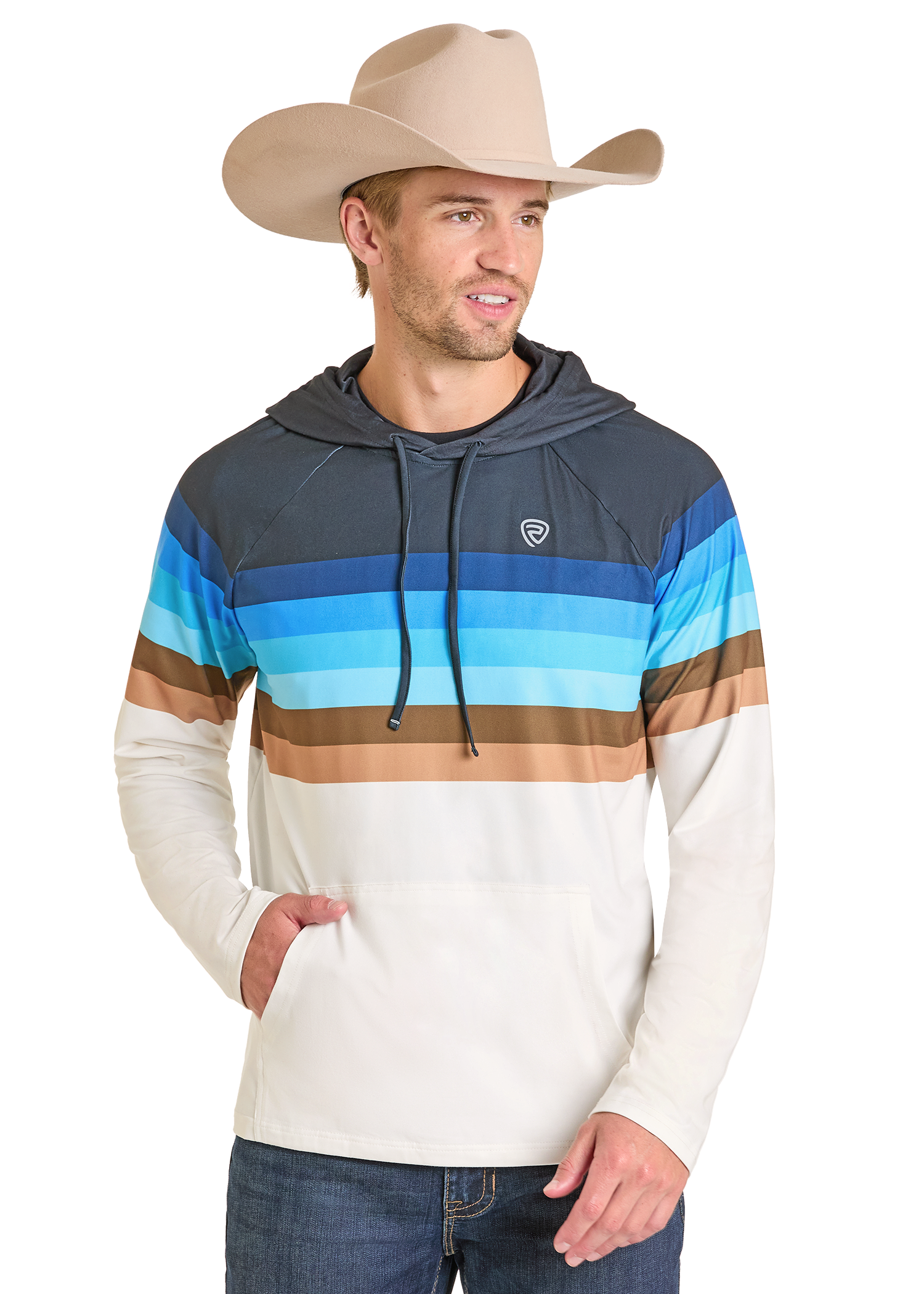 Panhandle Mens Border Performance Hoodie