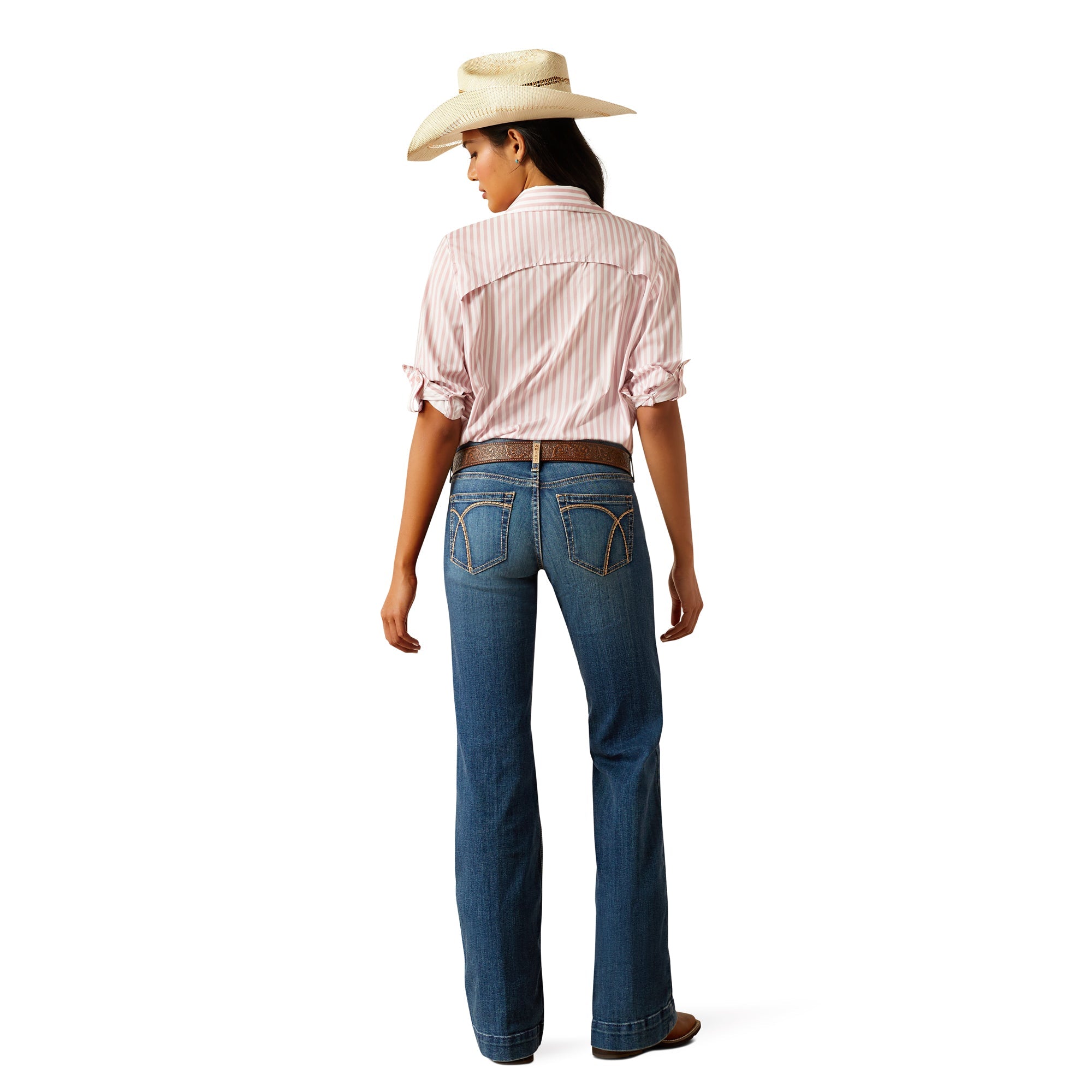 Ariat Womens Mid Rise Hasley Slim Trouser Jeans