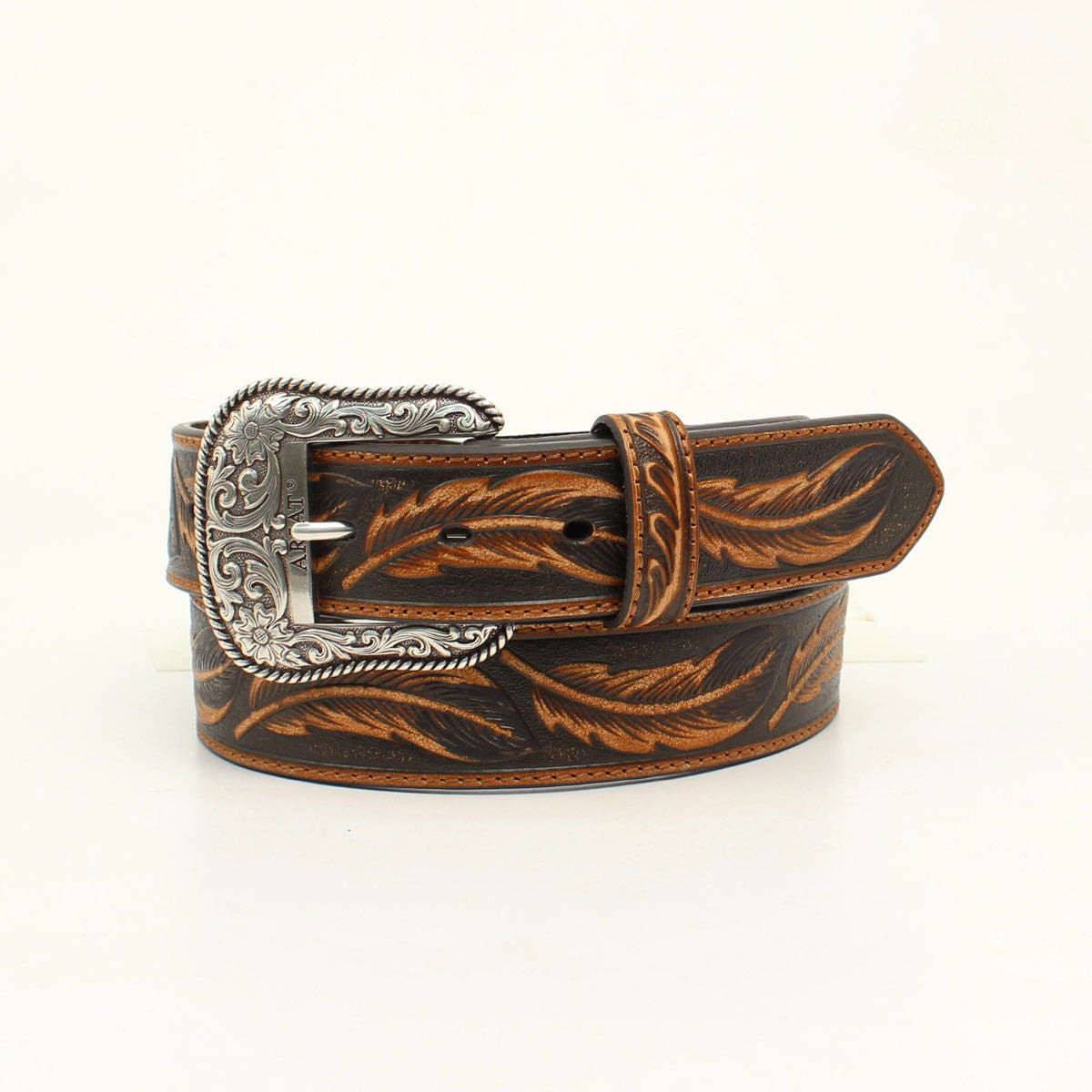 Men's Tooled Leaf Classic Belt