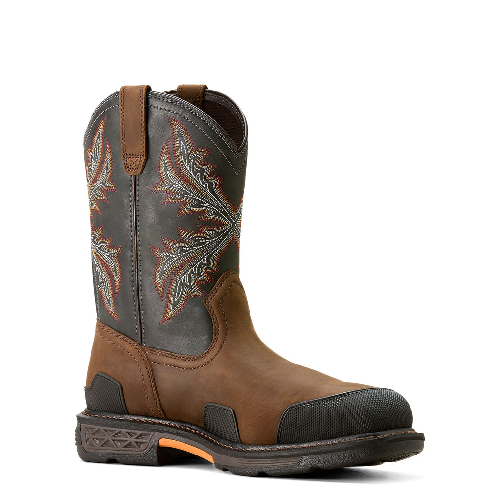 Ariat Mens OverDrive Wide Square Composite Toe Work Boots